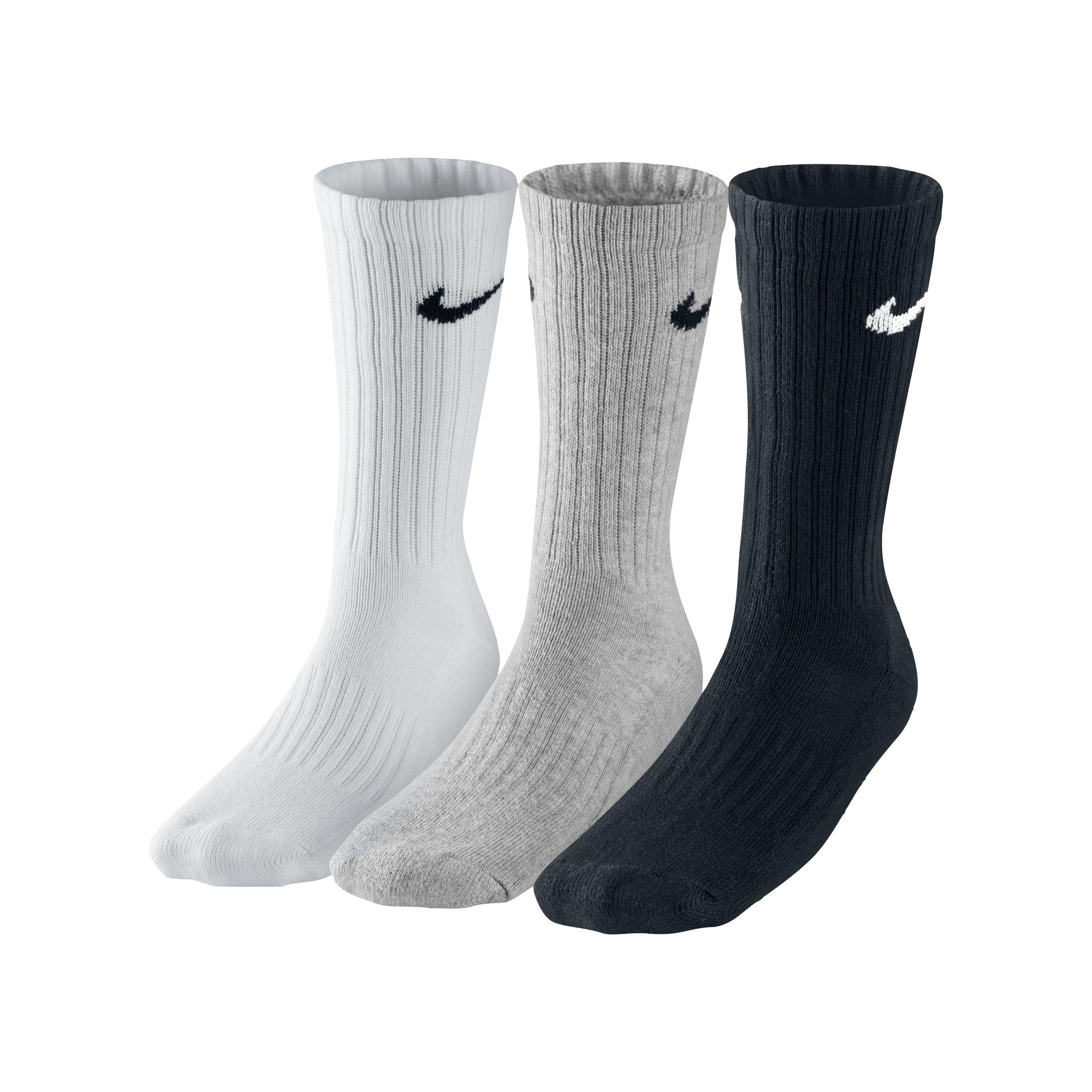 Nike value Cotton Crew 3 pairs - Black sx4508-001