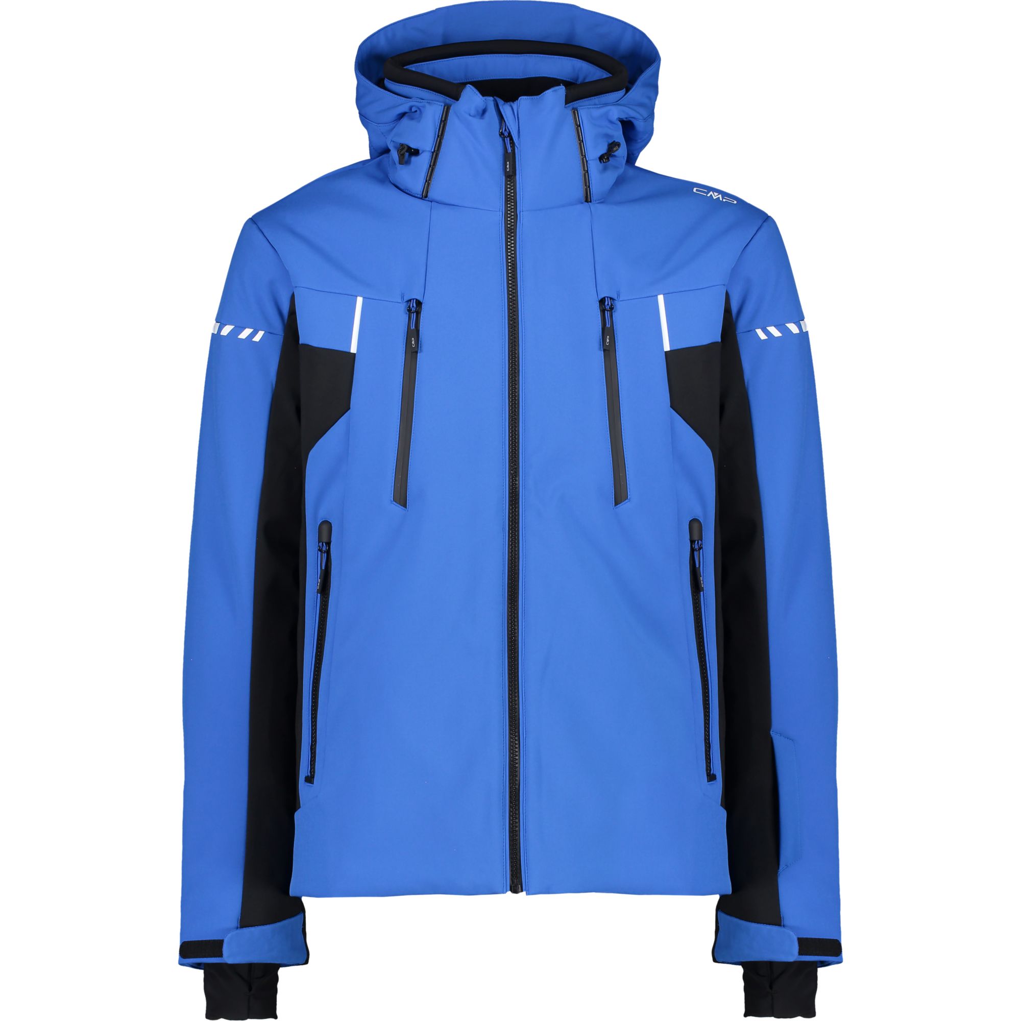 Man jacket zip hood stretch