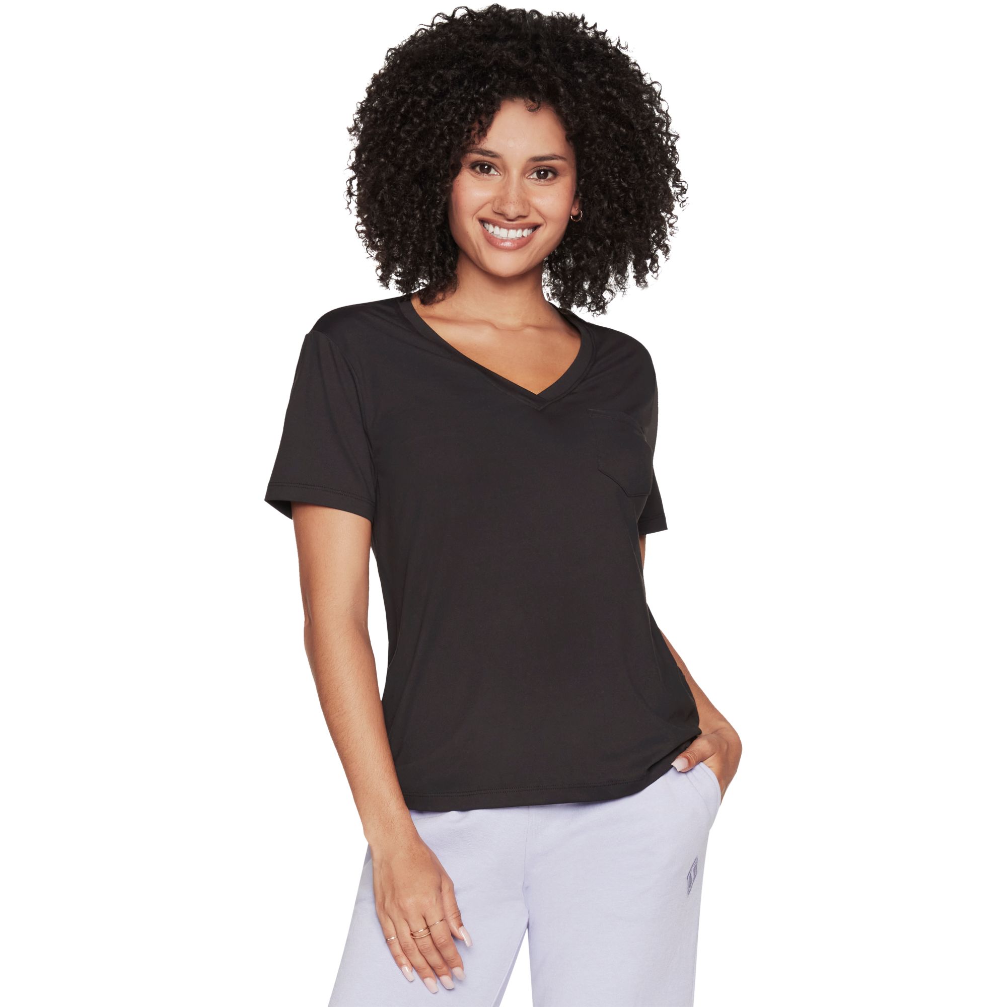 GODRI SERENE V-NECK TEE