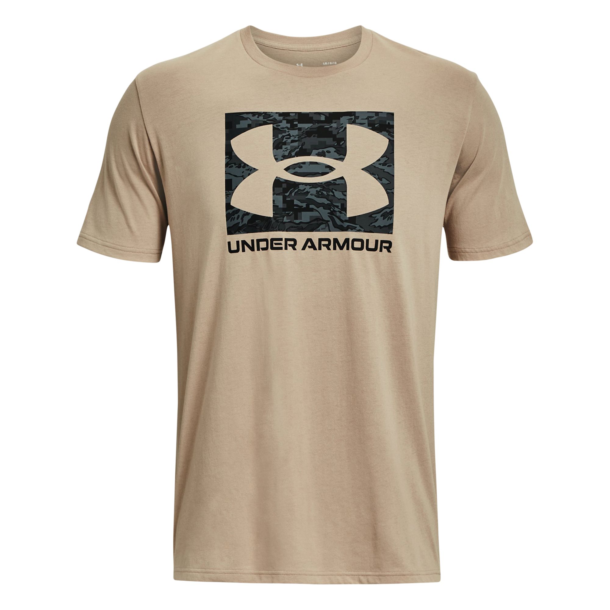 Ua abc camo boxed logo ss