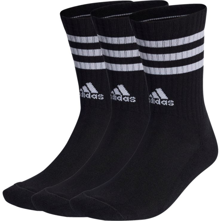 3-Streifen Cushioned Crew Socken 3er