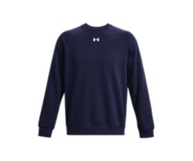 PULOVER M Rival Fleece Crew Temno modra