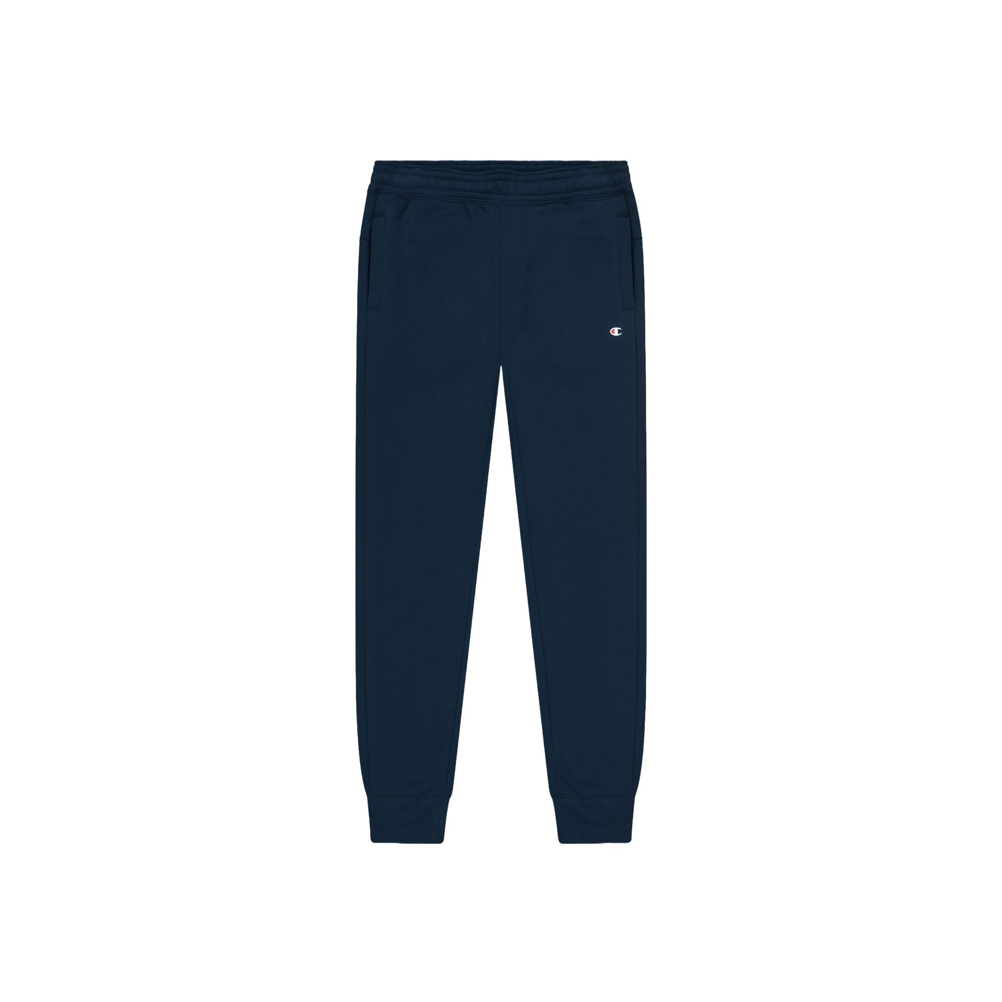 Rib cuff pants slimfit
