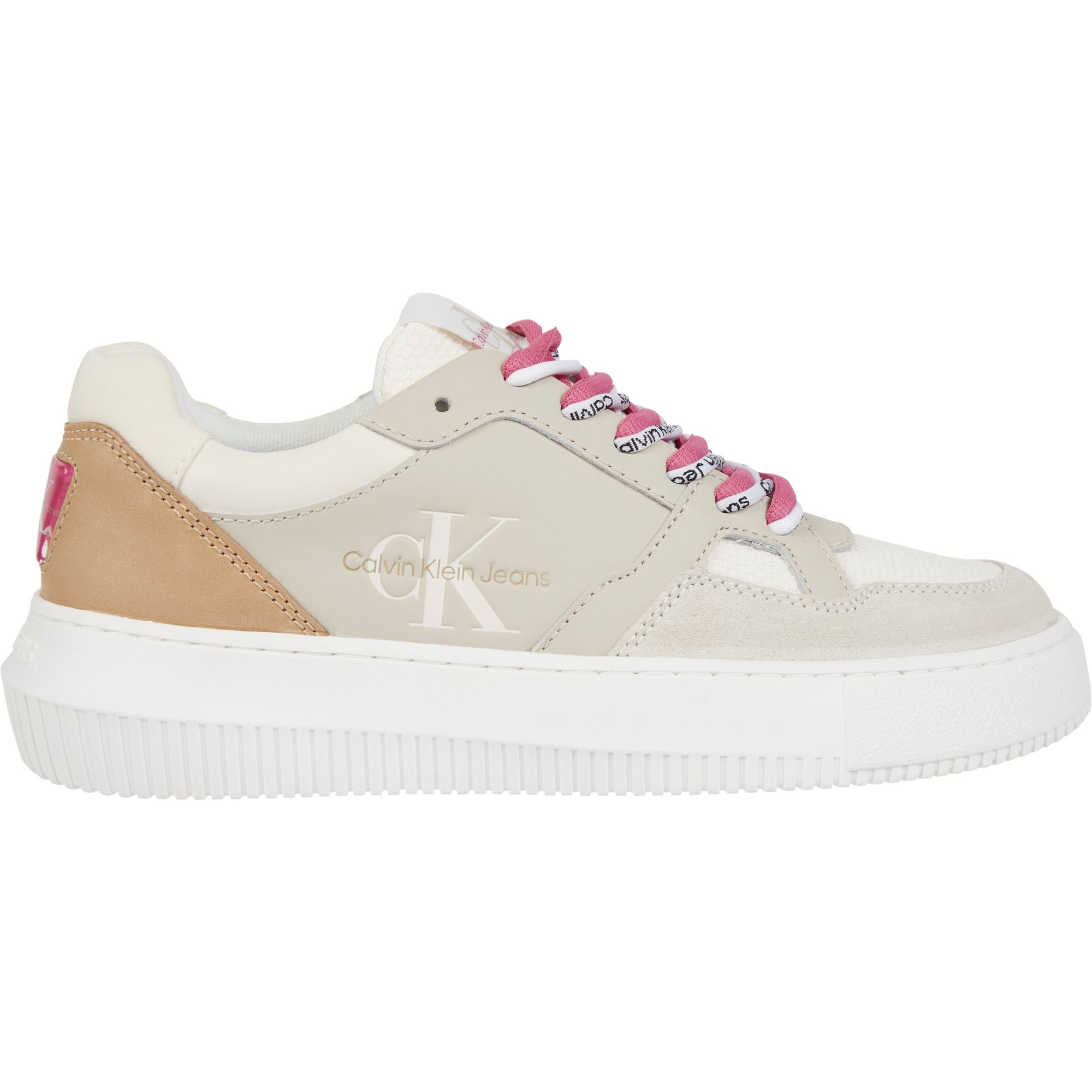 Chunky cupsole fluo contrast