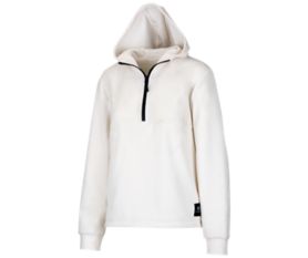 HALF ZIP FLEECEHOODY