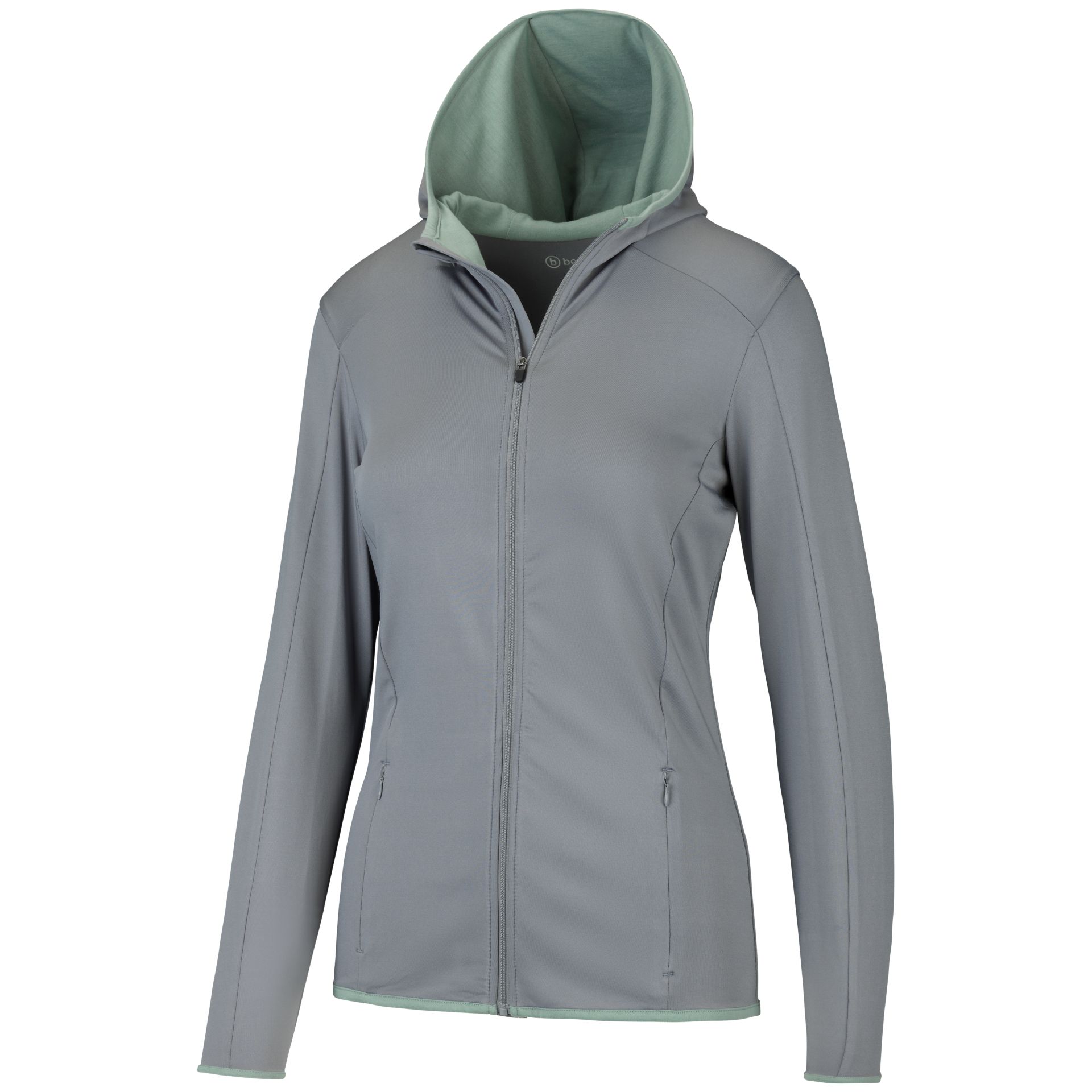 Benger Fitness Hoody Jacket Grau hervis.at