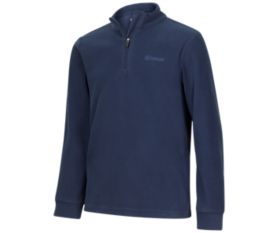 Pulover fleece albastru inchis