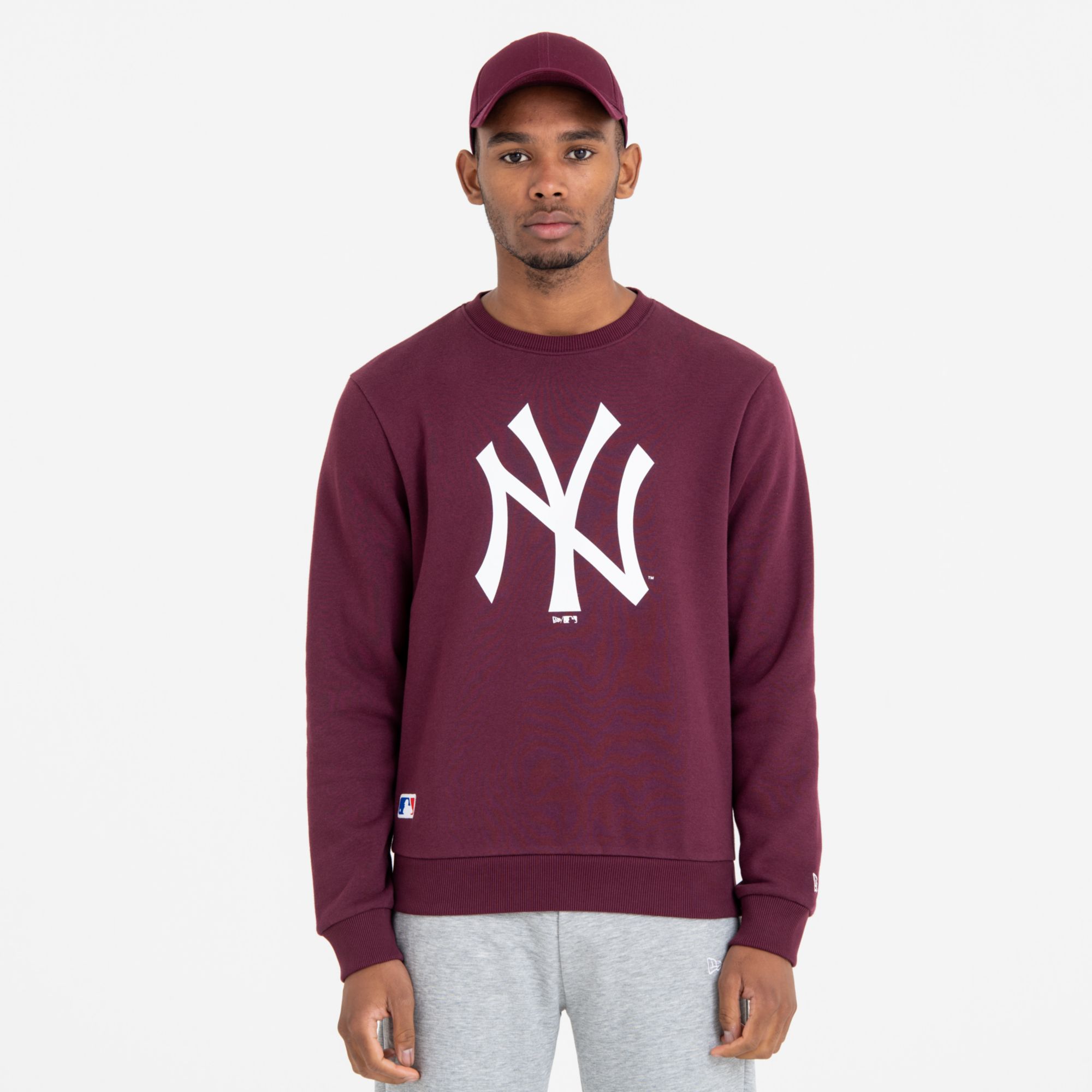 MLB YANKEES CREW NECK MRNWHI