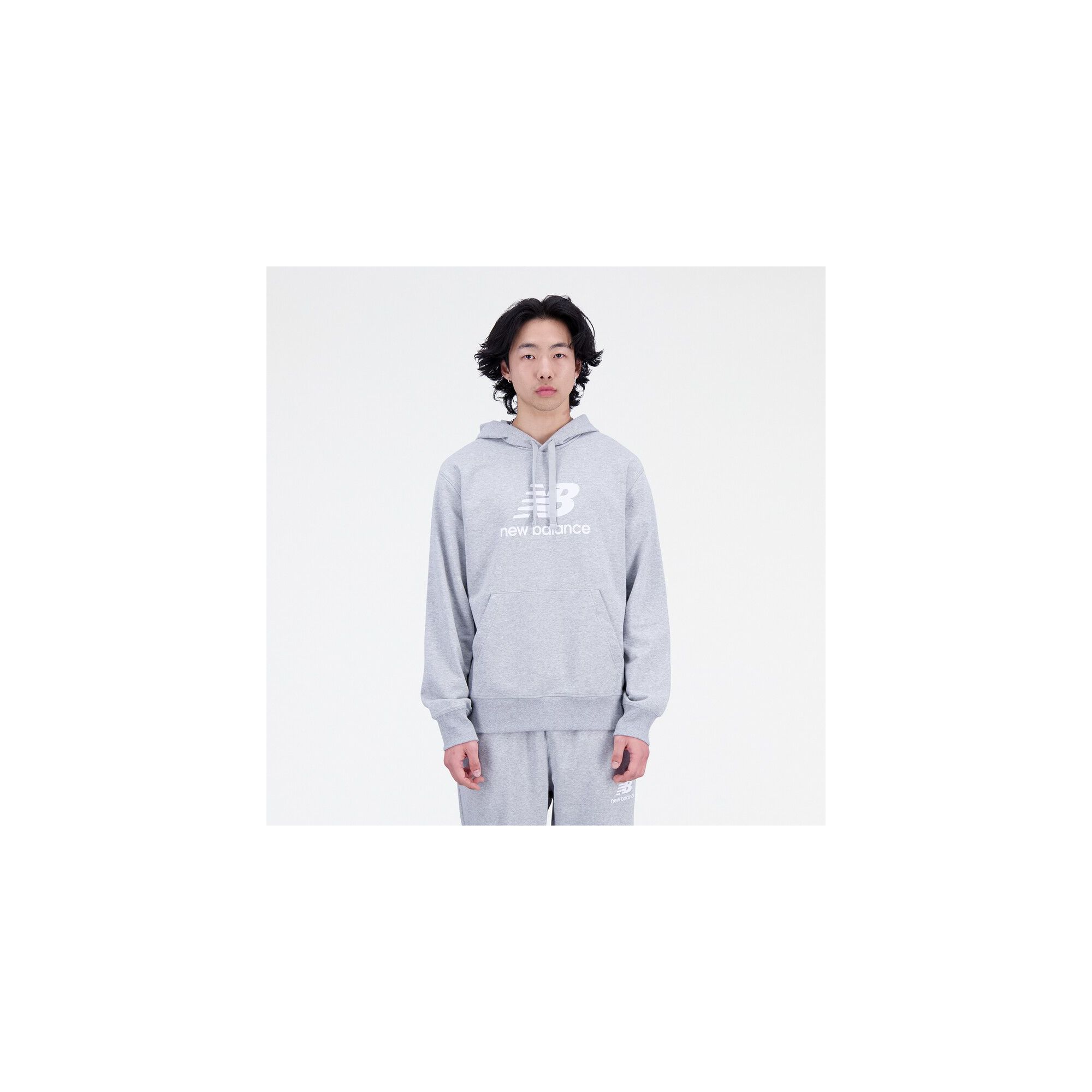 Essentials Stacked Logo Hoodie