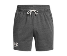 UA Rival Terry 6in Short Gri