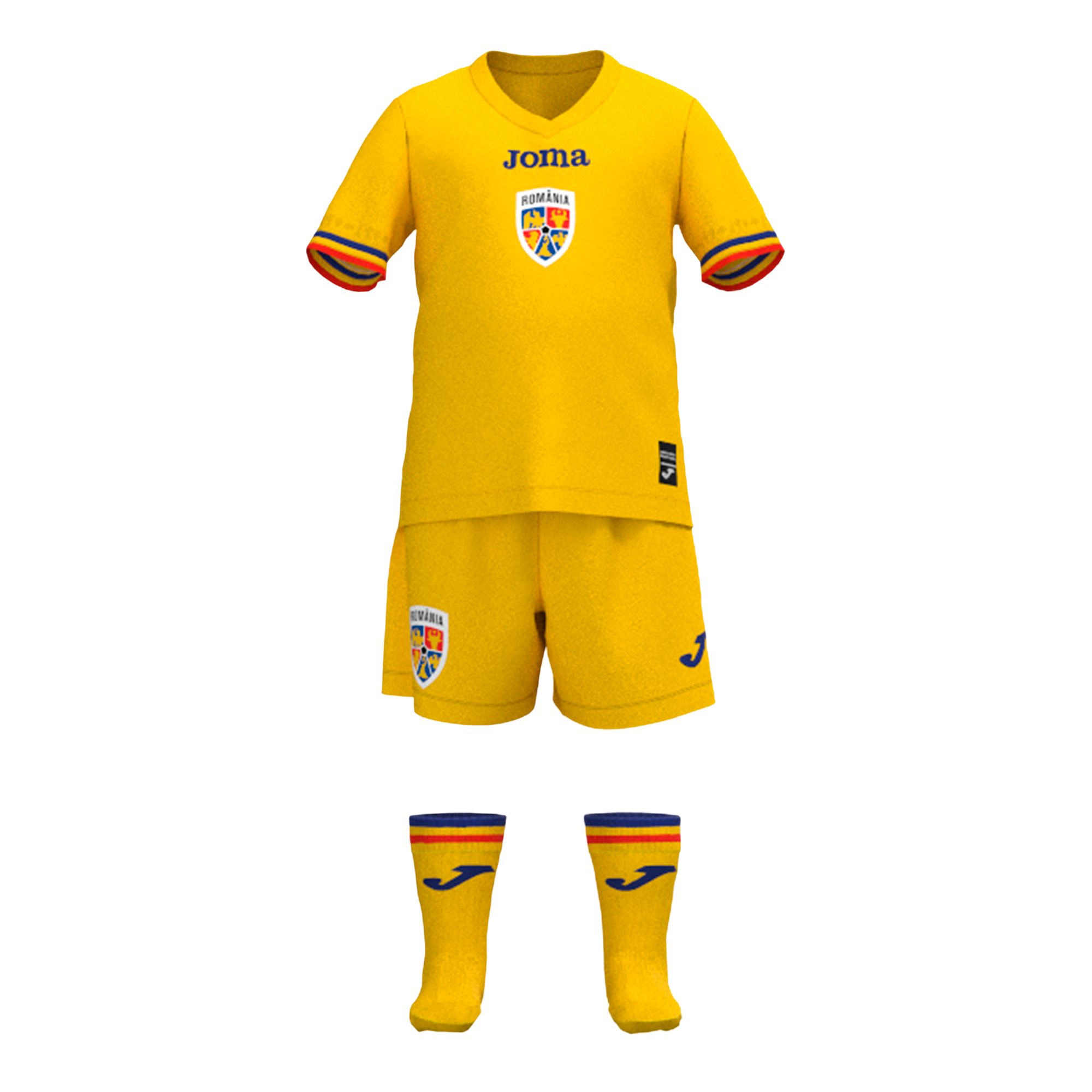 Minikit oficial de suporter al Echipei Nationale de Fotbal a Romaniei