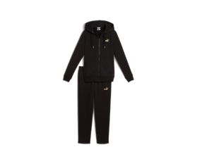 Metallic Hooded Negru
