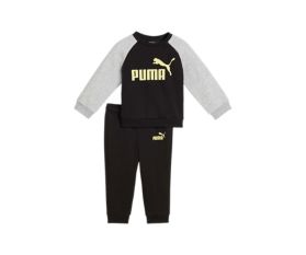 MINICATS ESS Raglan Crew Set FL INF Negru