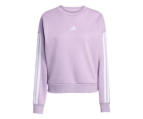 Essentials 3-Stripes Fleece Sweatshirt