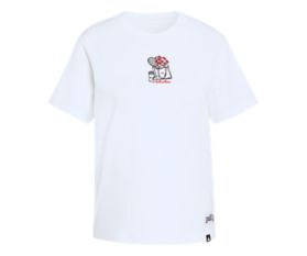 Mini Embroidery Graphic Tee weiß