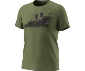 Graphic Cotton Tee oliv