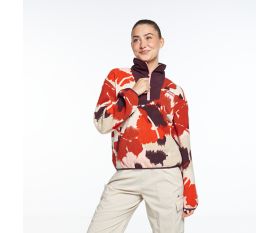 Sequoia Grove™ Printed Half Zip Fleece Flugblatt Badge