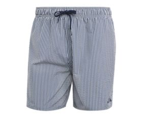 Seersucker Stripy Swim Shorts 5-Inch