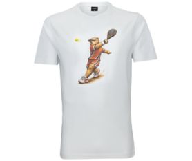 ADULT T-SHIRT BEAR weiß