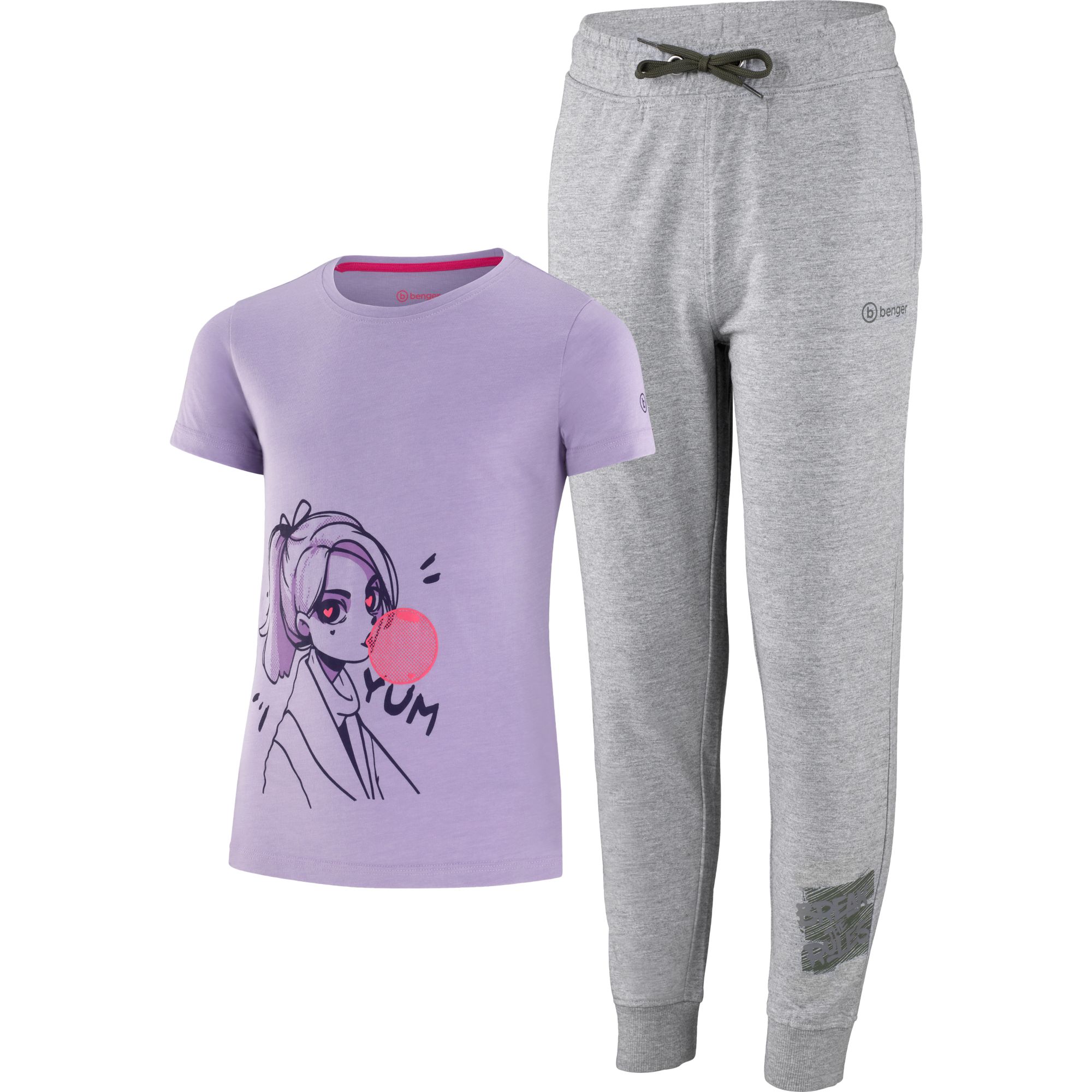 Md. bw shirt m. motiv + bw pant