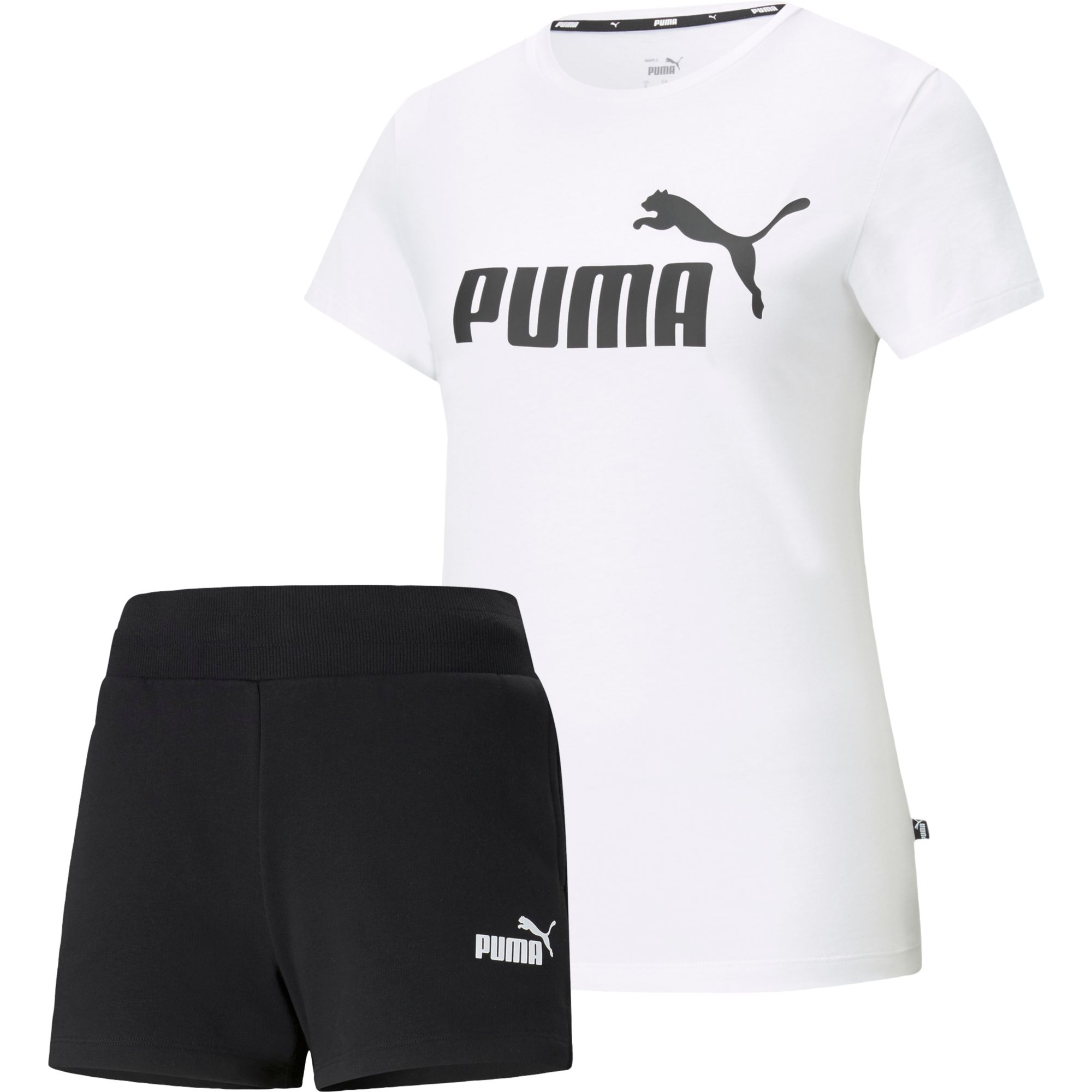 Ess sweat shorts + ess logo tee
