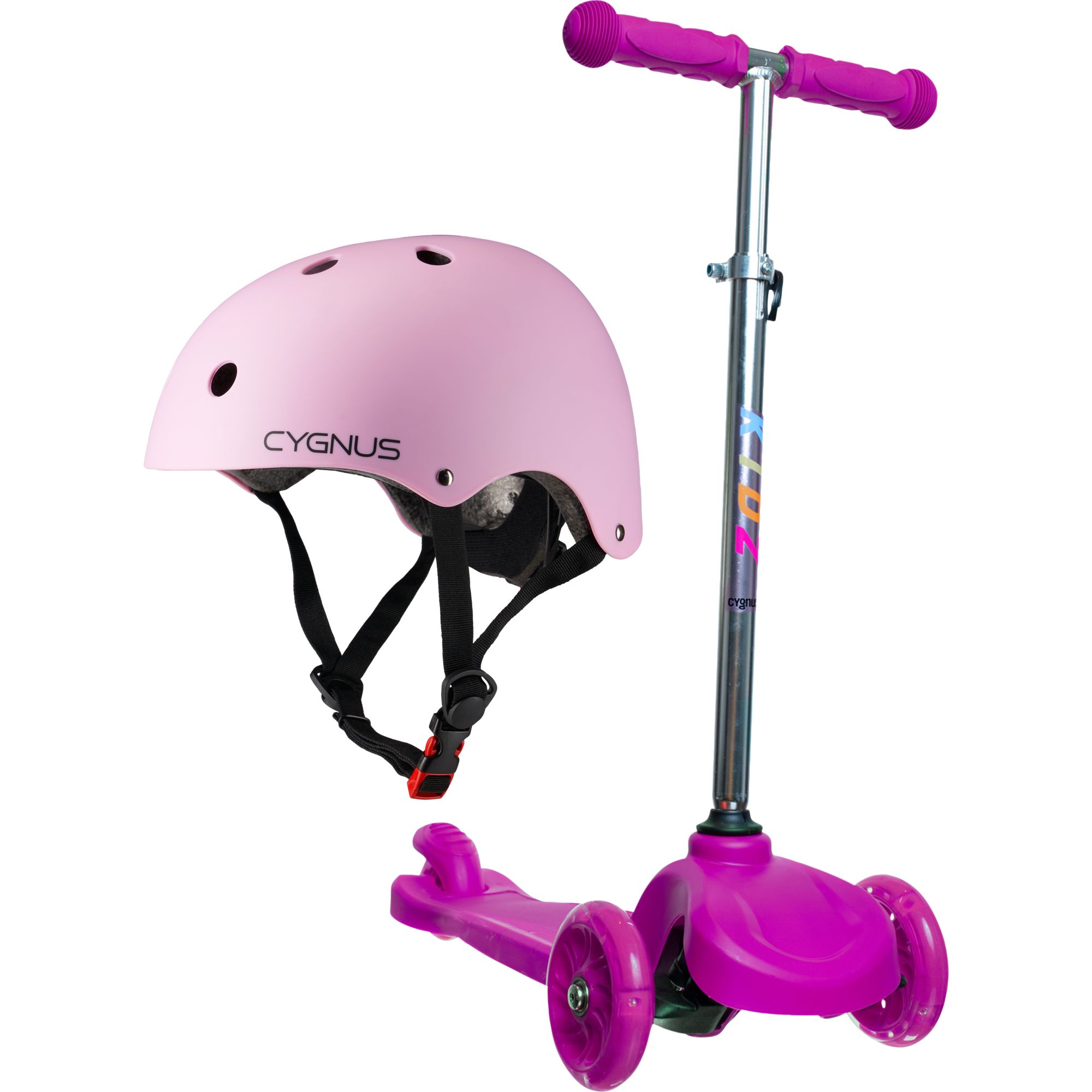 Kid Scooter + Urban Helmet Cygnus imagine 2022