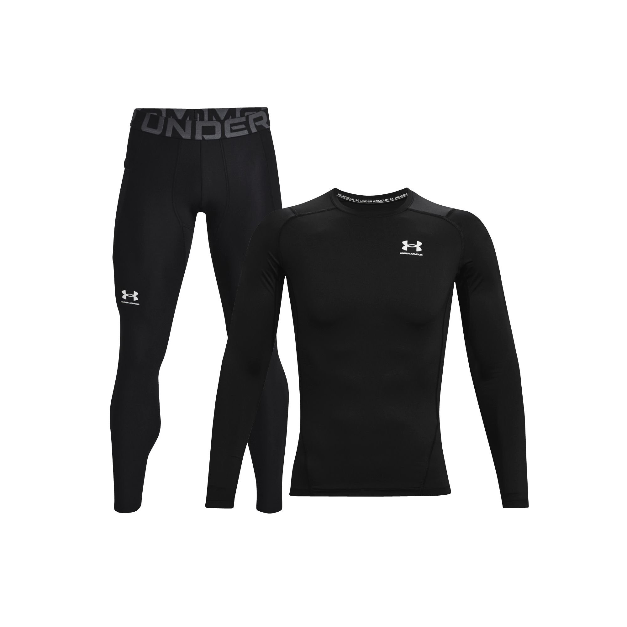 HG Armour Leggings + UA HG Armour Comp LS