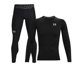 HG Armour Leggings + UA HG Armour Comp LS